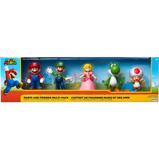 Super Mario Bros.: Super Mario & Friends Figures 5-pak box set Exclusive