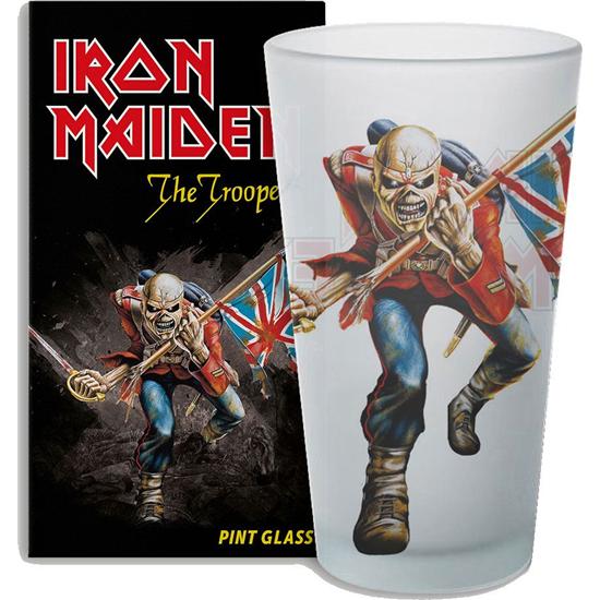 Iron Maiden: Iron Maiden Pint Glass The Trooper