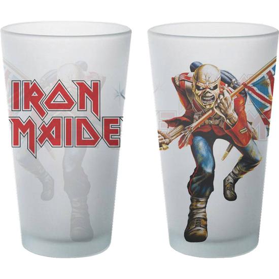 Iron Maiden: Iron Maiden Pint Glass The Trooper