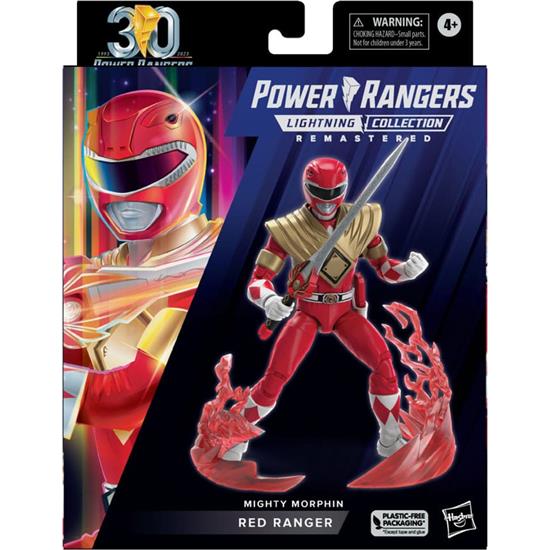 Power Rangers: Mighty Morphin Red Ranger Lightning Collection Remastered Action Figure 15 cm