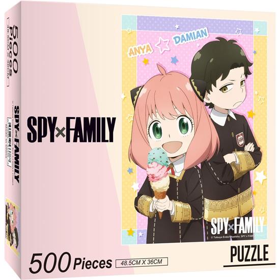 Spy × Family: Anya & Damian Puslespil (500 brikker)