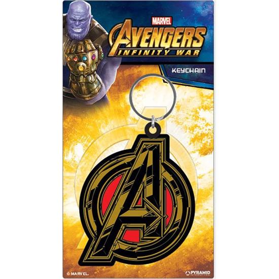 Avengers: Avengers Infinity War Rubber Keychain Avengers Symbol 6 cm