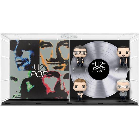 U2: U2 POP! Albums DLX Vinyl Figur 4-Pak