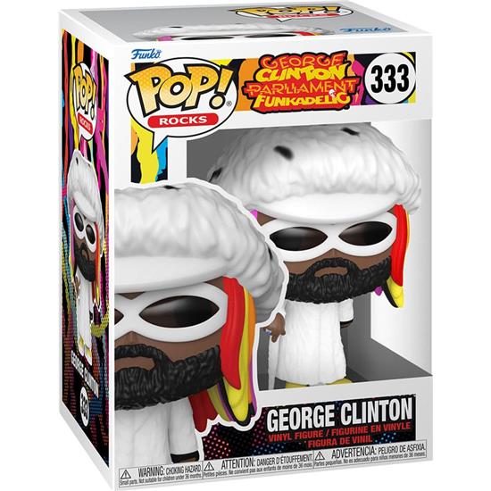 George Clinton: George Clinton POP! Rocks Vinyl Figur (#333)
