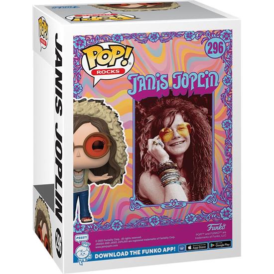 Janis Joplin: Janis Joplin POP! Rocks Vinyl Figur #296
