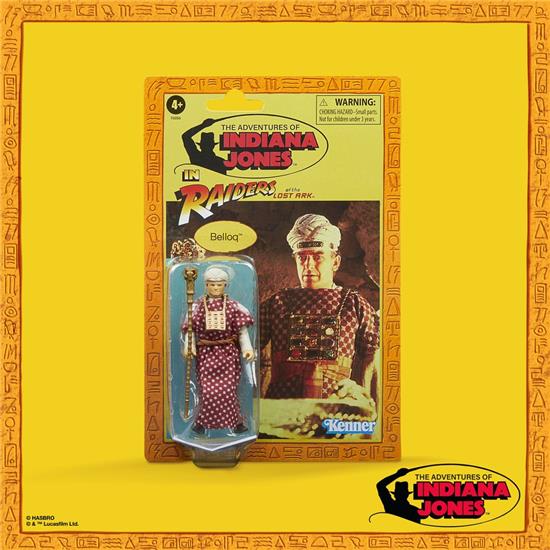 Indiana Jones: Belloq (Ceremonial) (Raiders of the Lost Ark) Retro Collection Actionfigur 10 cm