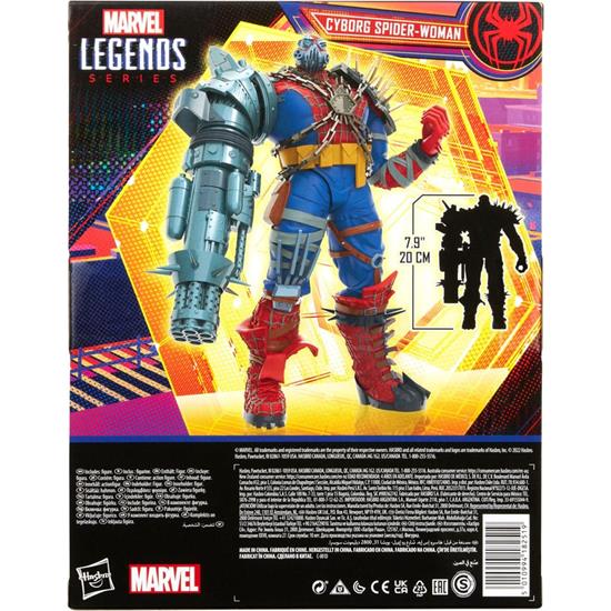 Spider-Man: Cyborg Spider-Woman Spider-Verse Marvel Legends Deluxe Action Figure 15 cm