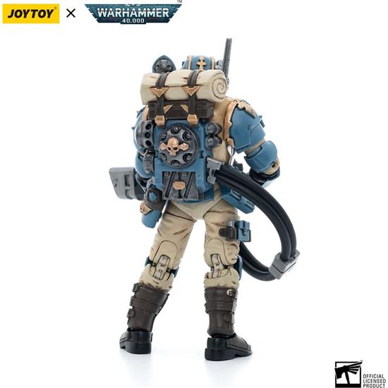 Warhammer: Astra Militarum Tempestus Scions Squad 55th Kappic Eagles Hot-shot Volley Gunner Action Figure 1/18 