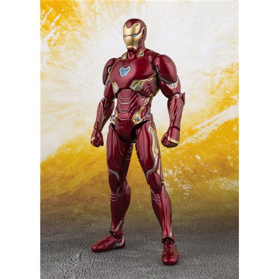 Avengers: Avengers Infinity War S.H. Figuarts Action Figure Iron Man MK 50 & Tamashii Stage 16 cm
