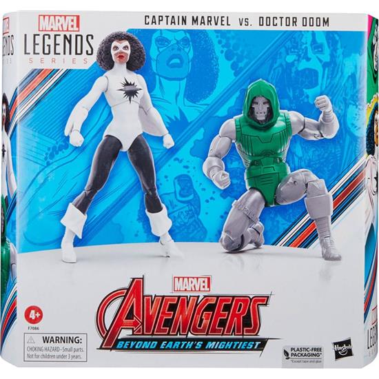 Avengers: Captain Marvel vs. Doctor Doom Marvel Legends Action Figures 15 cm