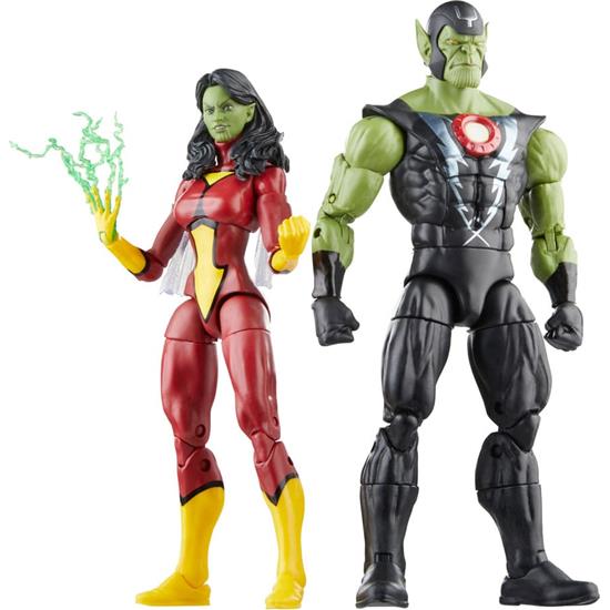 Avengers: Skrull Queen & Super-Skrull Marvel Legends Action Figures 15 cm