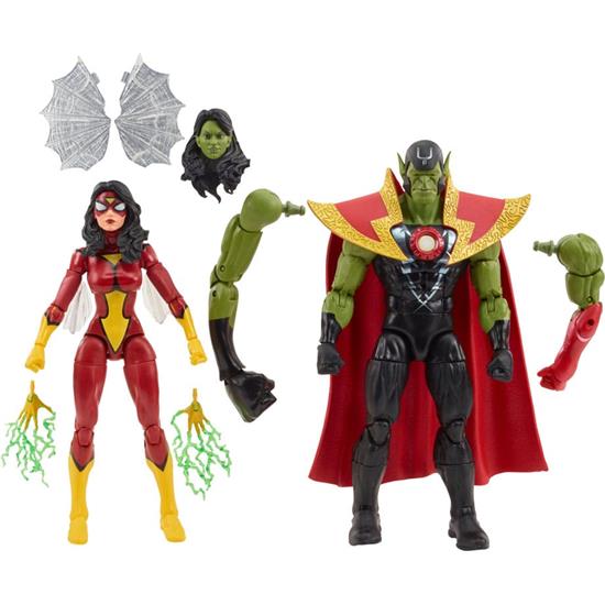 Avengers: Skrull Queen & Super-Skrull Marvel Legends Action Figures 15 cm