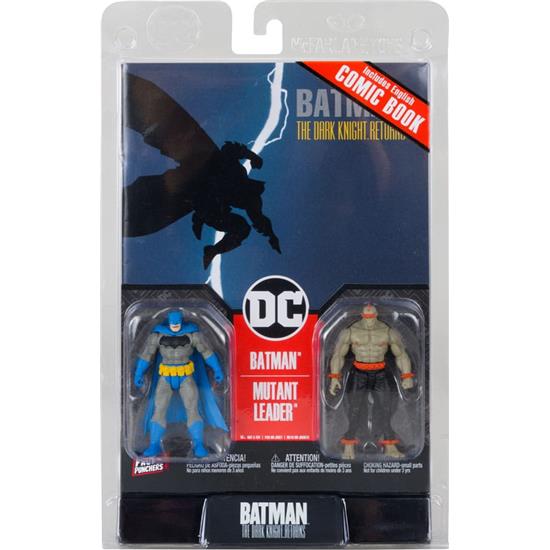 DC Comics: Batman (Blue) & Mutant Leader (Dark Knight Returns #1) Gaming Action Figures 8 cm