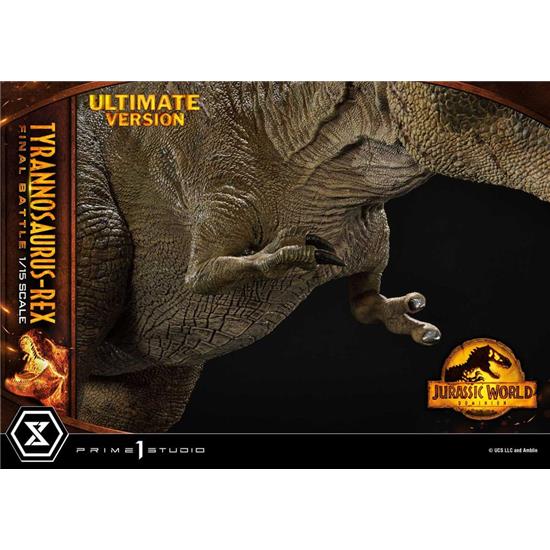 Jurassic Park & World: Tyrannosaurus-Rex Final Battle Ultimate Version Legacy Museum Collection Statue 1/15 38 cm