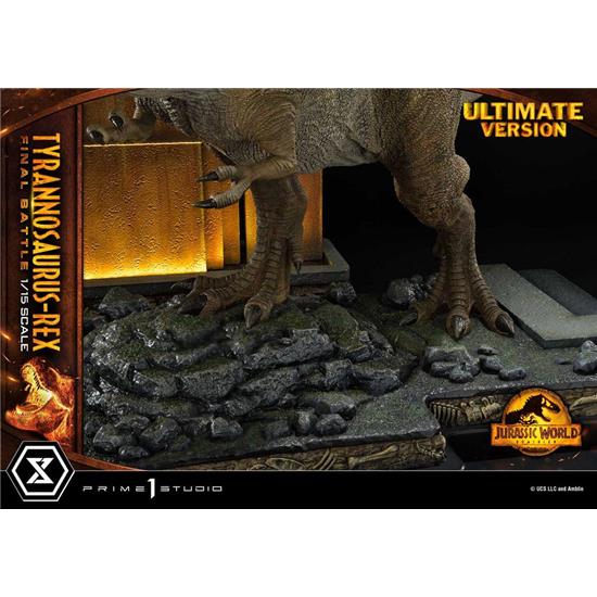 Jurassic Park & World: Tyrannosaurus-Rex Final Battle Ultimate Version Legacy Museum Collection Statue 1/15 38 cm
