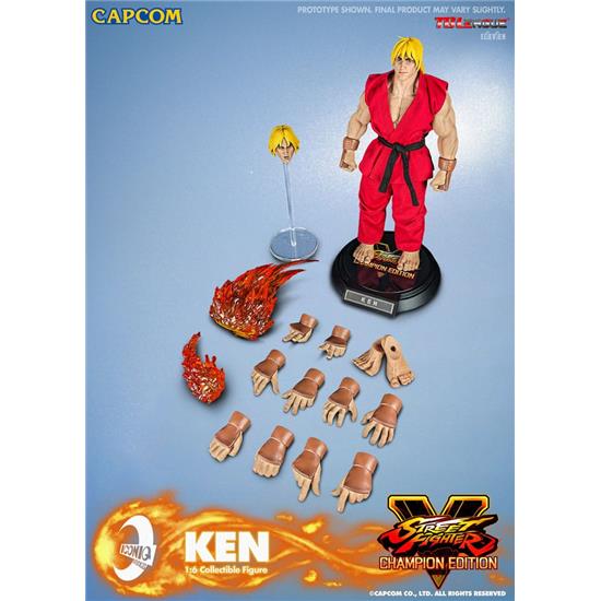 Street Fighter: Ken Masters Action Figure 1/6 30 cm