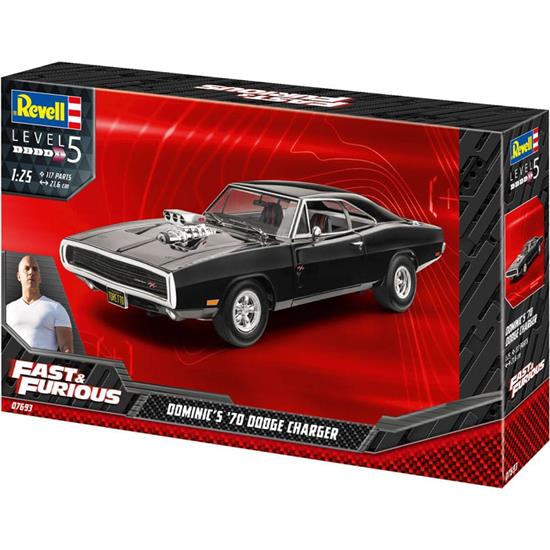 Fast & Furious: Dominics 1970 Dodge Charger Model Kit