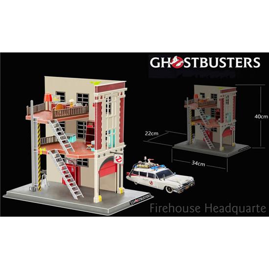 Ghostbusters: Ghostbusters Firestation 3D Puslespil