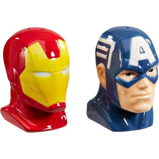 Avengers: Marvel Comics POP! Home Salt and Pepper Shakers Iron Man & Captain America