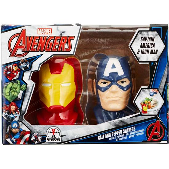 Avengers: Marvel Comics POP! Home Salt and Pepper Shakers Iron Man & Captain America