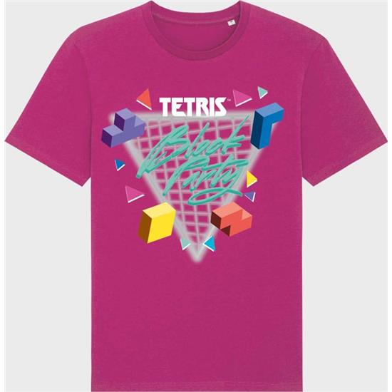 Tetris: Tetris 90s Block Party! Pink T-Shirt