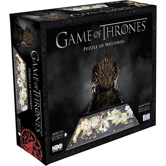 Game Of Thrones: Westeros 3D puslespil (1400 brikker)