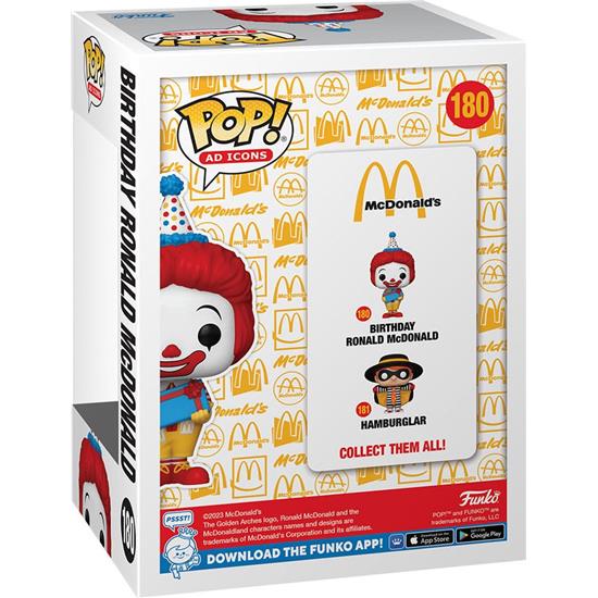 McDonalds: Birthday Ronald POP! Ad Icons Vinyl Figur (#180)