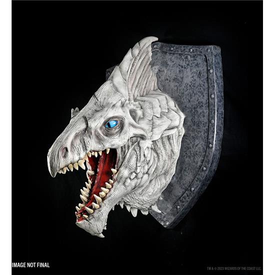 Dungeons & Dragons: White Dragon Trophy Plaque 3D Wall Art