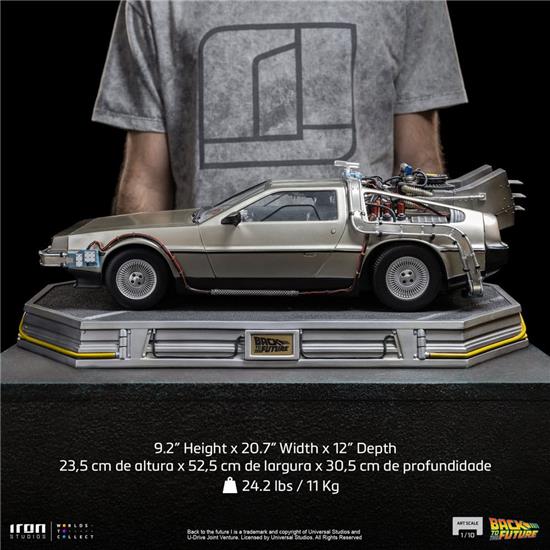 Back To The Future: DeLorean Art Scale Statue 1/10 23 cm