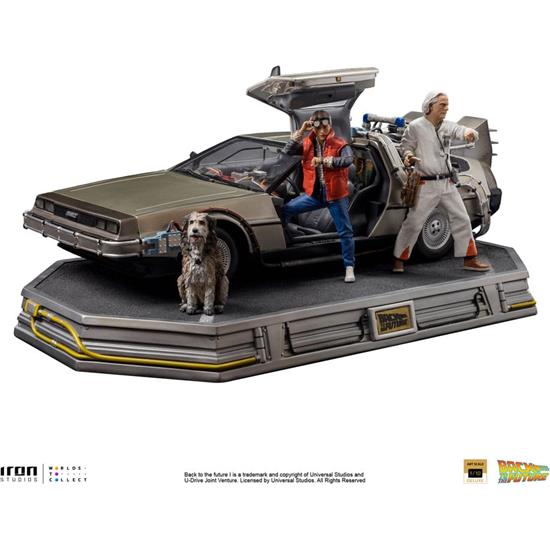 Back To The Future: DeLorean Full Set Art Scale Statue 1/10 23 cm