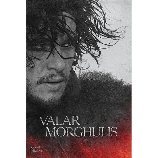 Game Of Thrones: Valar Morghulis - Jon Snow plakat