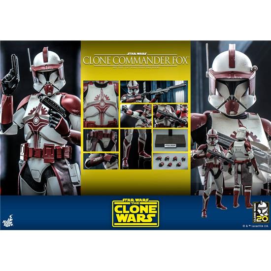 Star Wars: Clone Commander Fox (Clone Wars) Action Figure 1/6 30 cm