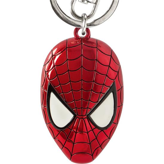 Spider-Man: Spider-Man Head Metal Nøglering