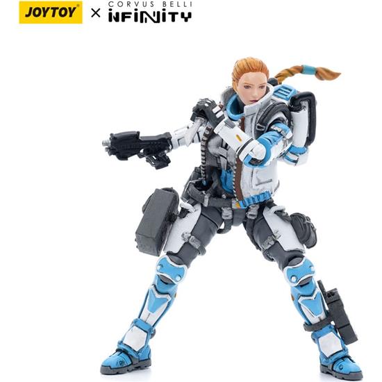 Infinity (Tabletop): PanOceania Nokken Special Intervention and Recon Team #2Woman Action Figure 1/18 12 cm