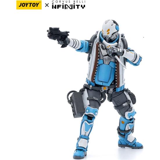 Infinity (Tabletop): PanOceania Nokken Special Intervention and Recon Team #1Man Action Figure 1/18 12 cm