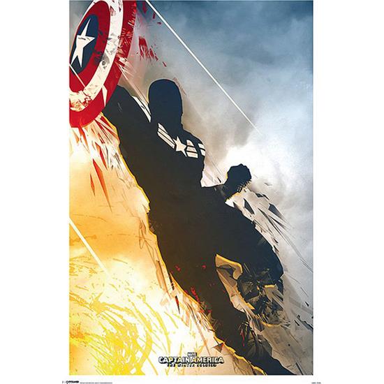 Captain America: The Winter Soldier - Art Deco plakat
