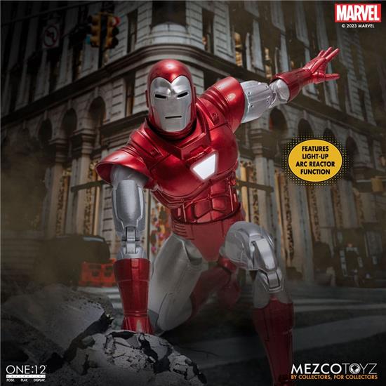 Marvel: Iron Man (Silver Centurion Edition) Action Figure 1/12 16 cm
