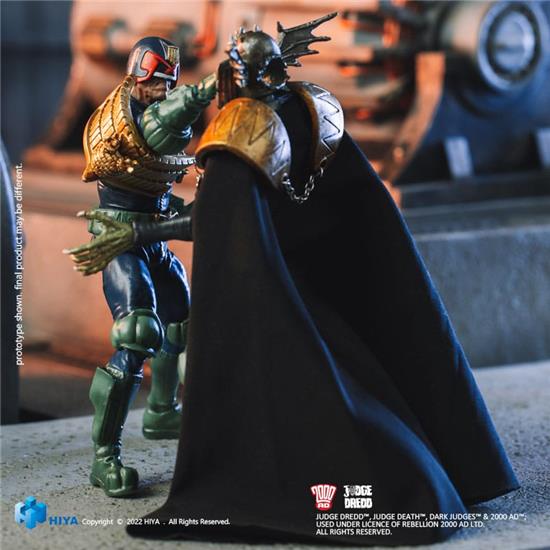 2000 AD: Judge Dredd Gaze Into The Fist of Dredd Exquisite Mini Action Figure 1/18 10 cm