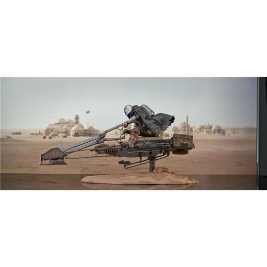 Star Wars: Din Djarin on Speeder Bike Premier Collection 1/7 23 cm