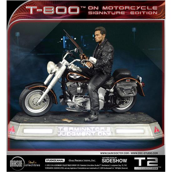 Terminator: T-800 on Motorcycle Signature Edition Sideshow Exclusive (Judgment Day) Statue 1/4 50 cm