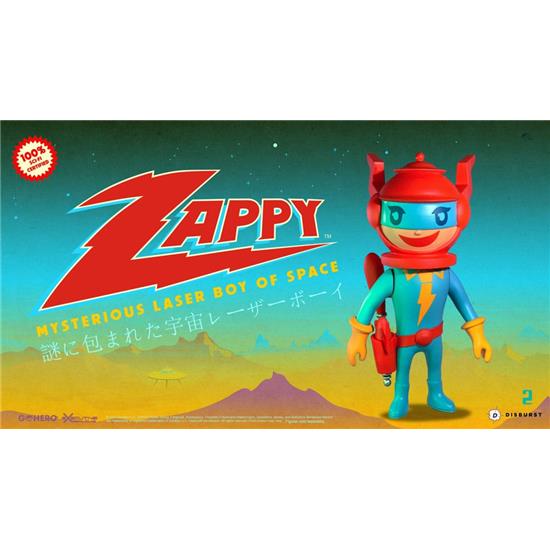 Zappy: Mysterious Laser Boy of Space Action Figure 22 cm