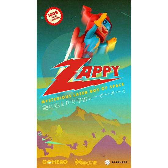 Zappy: Mysterious Laser Boy of Space Action Figure 22 cm