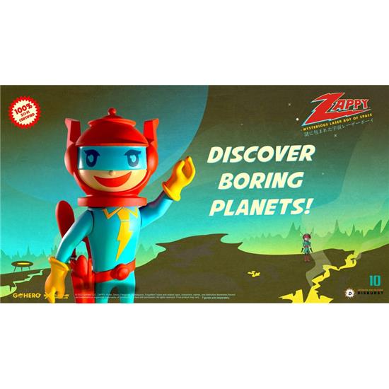 Zappy: Mysterious Laser Boy of Space Action Figure 22 cm