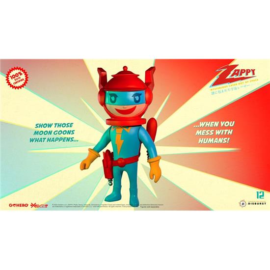 Zappy: Mysterious Laser Boy of Space Action Figure 22 cm