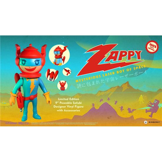 Zappy: Mysterious Laser Boy of Space Action Figure 22 cm