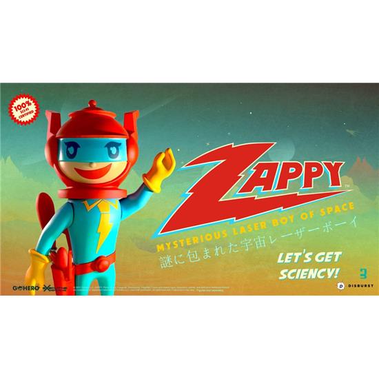 Zappy: Mysterious Laser Boy of Space Action Figure 22 cm