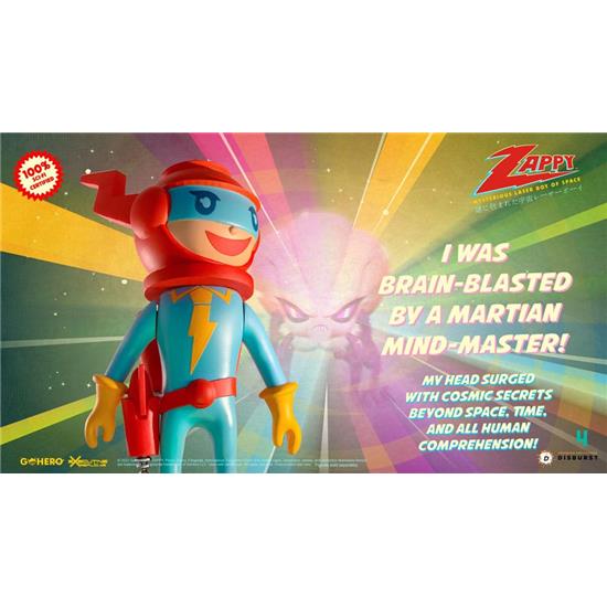Zappy: Mysterious Laser Boy of Space Action Figure 22 cm