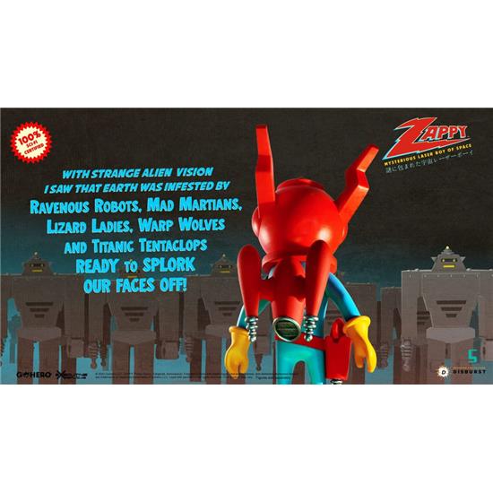 Zappy: Mysterious Laser Boy of Space Action Figure 22 cm