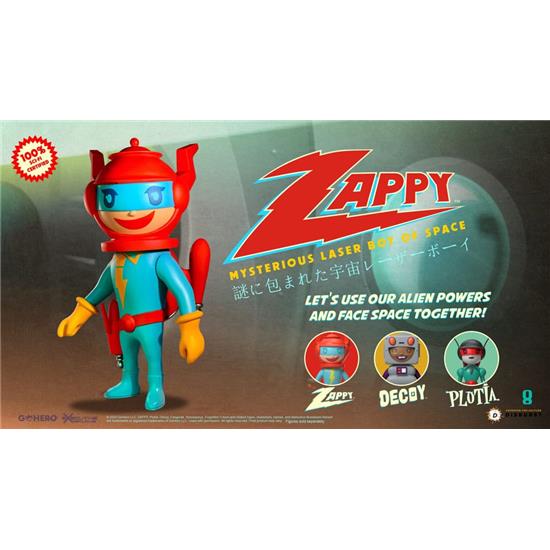 Zappy: Mysterious Laser Boy of Space Action Figure 22 cm