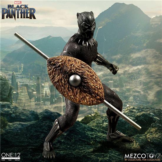 Black Panther: Marvel Universe Action Figure 1/12 Black Panther 17 cm